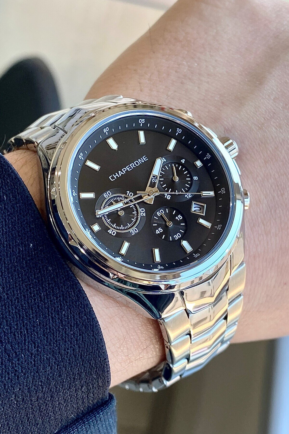 CH197M Çelik Kordonlu Erkek Kol Saati
