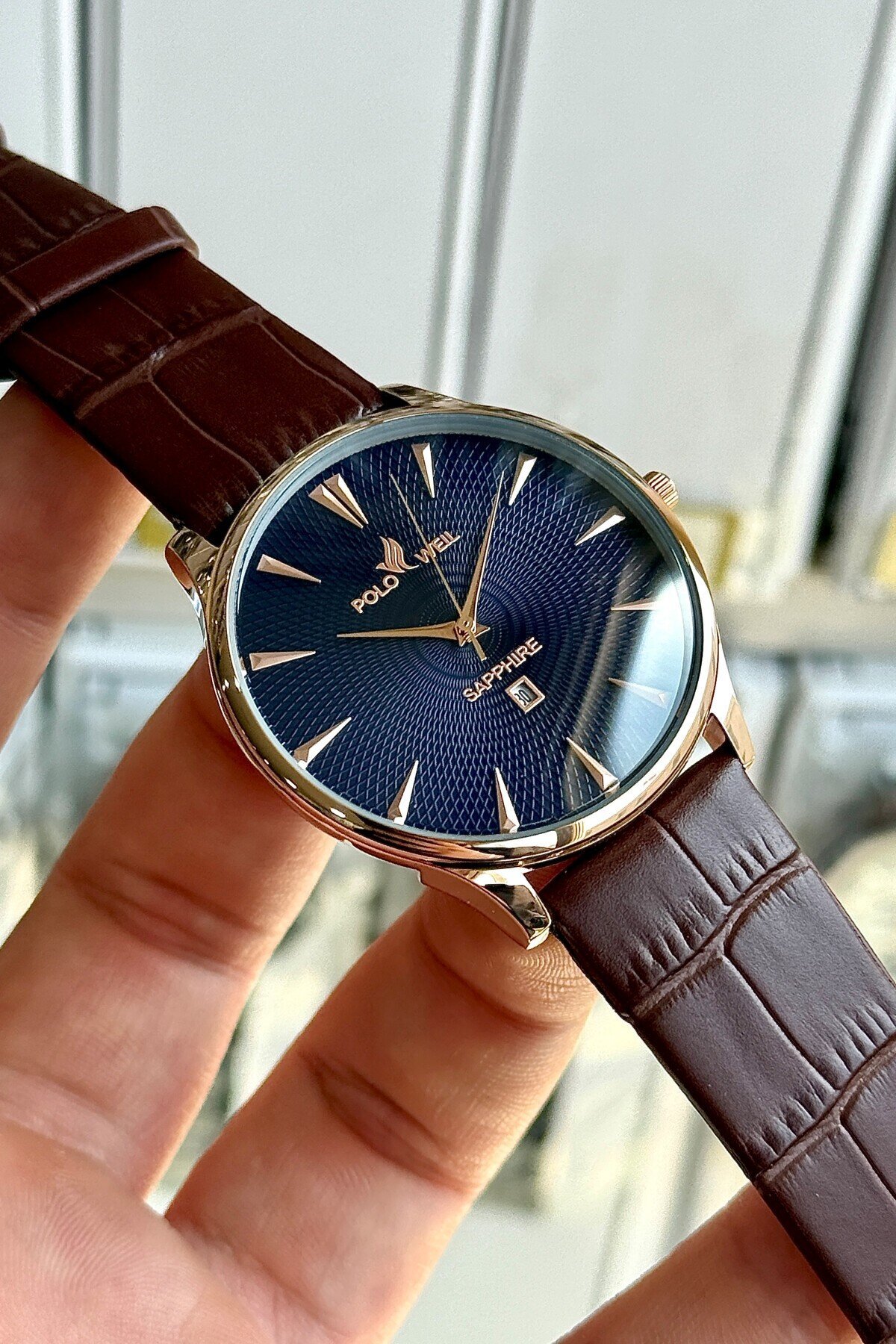PL002M Deri Kordonlu Erkek Kol Saati