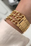 F24006L Çelik Kordonlu Kadın Kol Saati